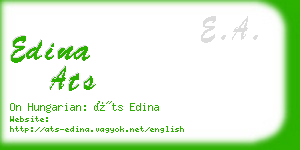 edina ats business card